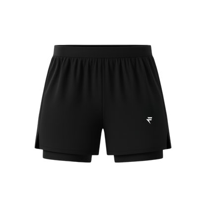 Short 2 en 1 avec compression intégrée