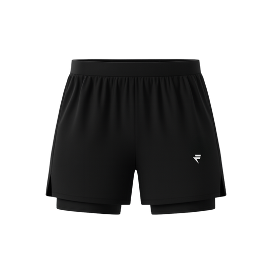 Short 2 en 1 avec compression intégrée