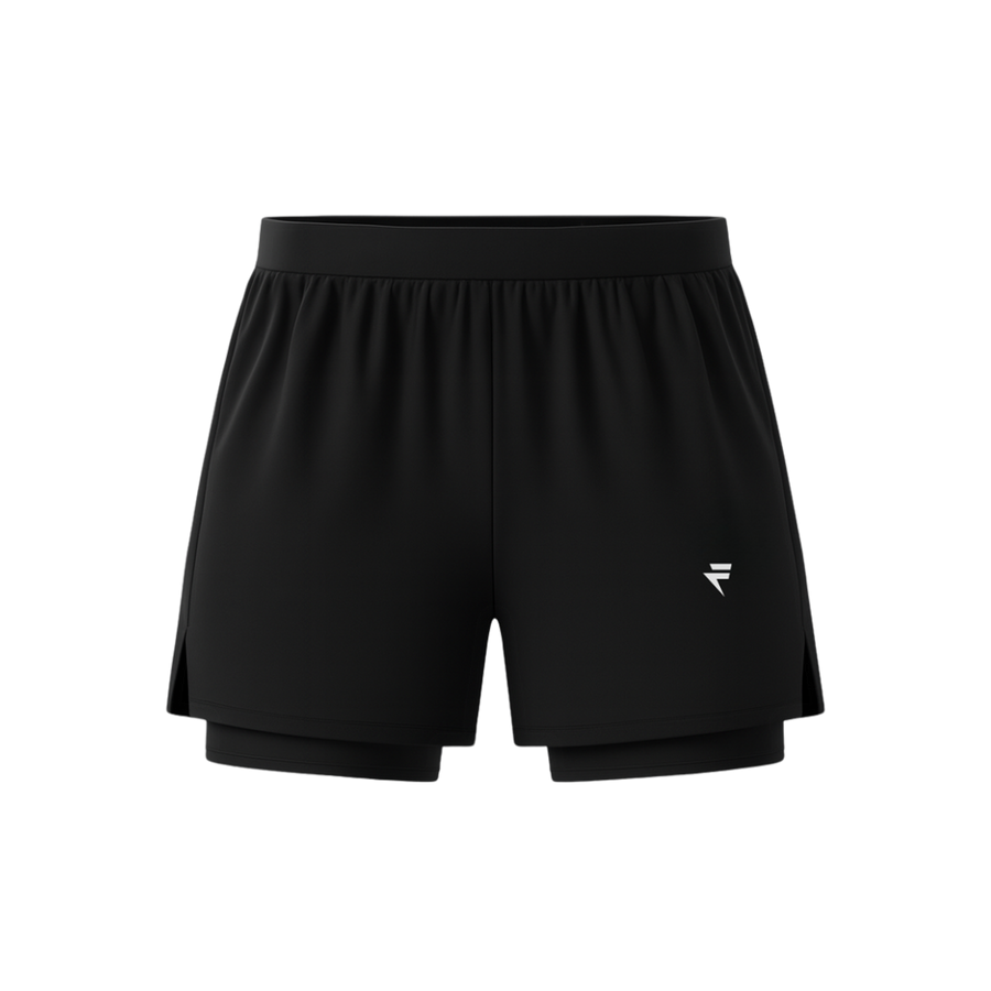 Short 2 en 1 avec compression intégrée